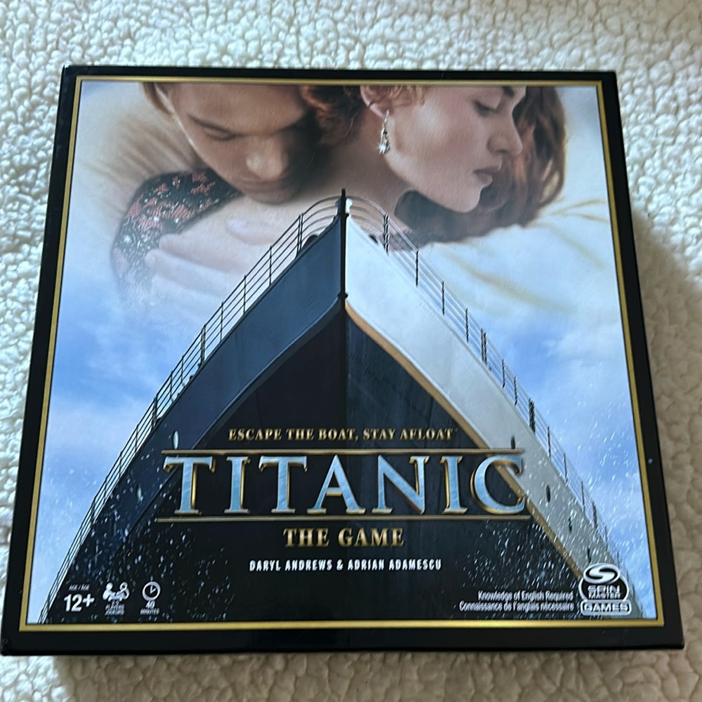NWT Titanic board game, original seals, never opened